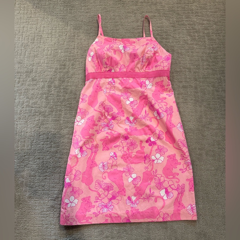 Lilly Pulitzer vintage pink panther dress